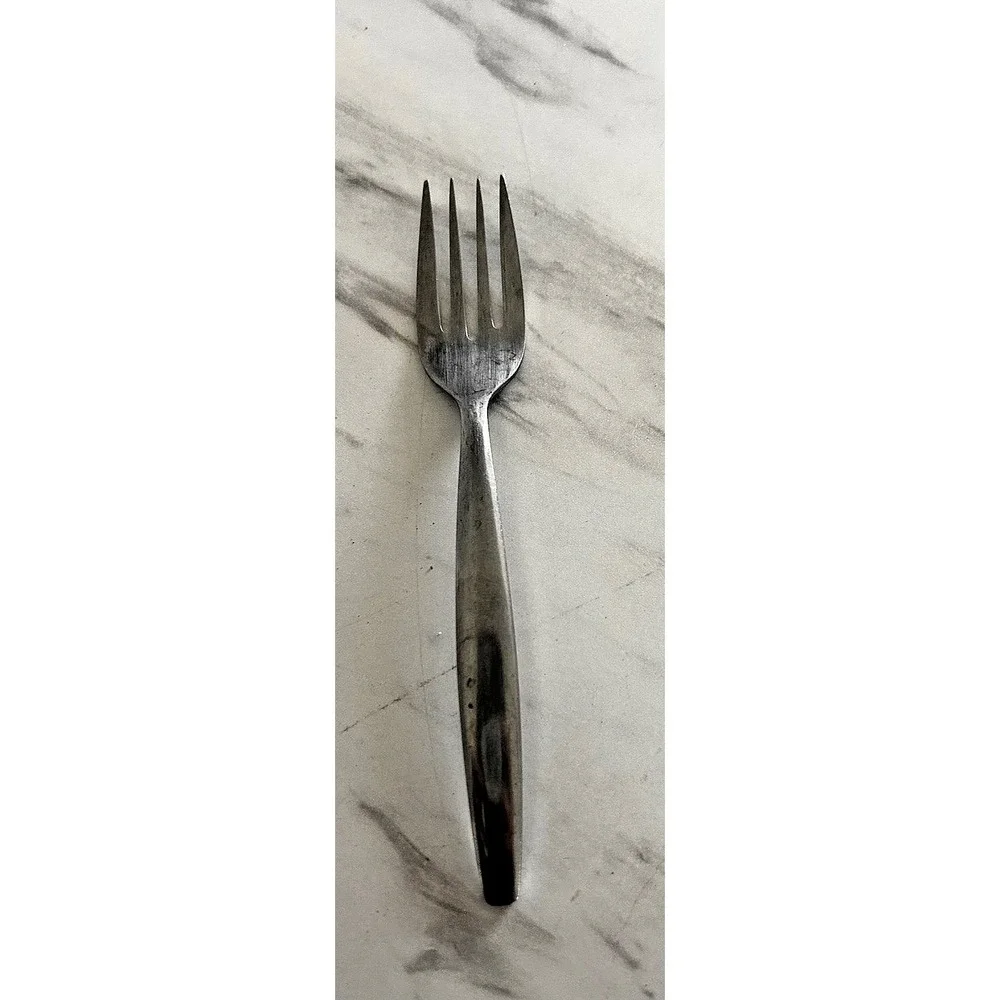 Vintage N.S. Co. Japan Portrait‎ Salad Cocktail Fork Stainless Steel 6